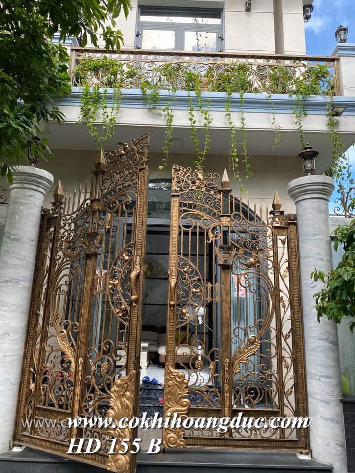 Cửa Cổng Hàng Rào Sắt Mỹ Thuật Tại Long Thành Đồng Nai
